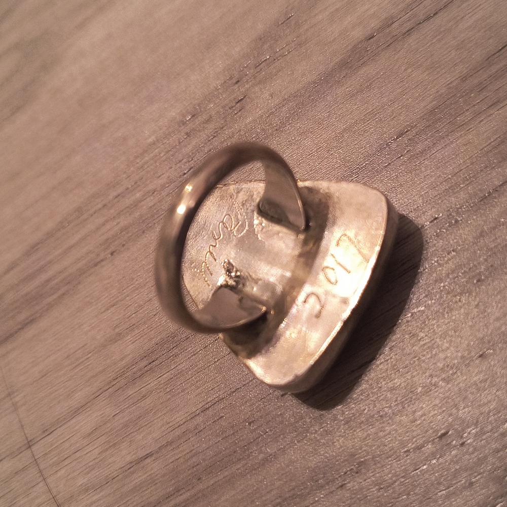 Sterling Silver Artisan Gemstone Ring - image 4